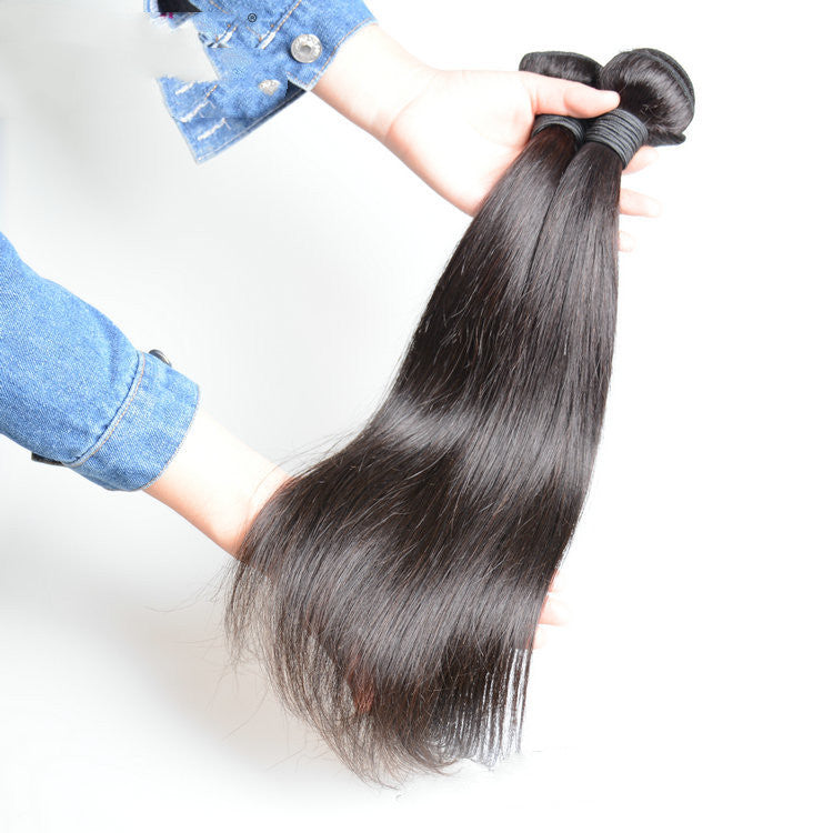 Brazilian Virgin Straight Hair Extensions - Natural Hair Weave, Multiple Lengths