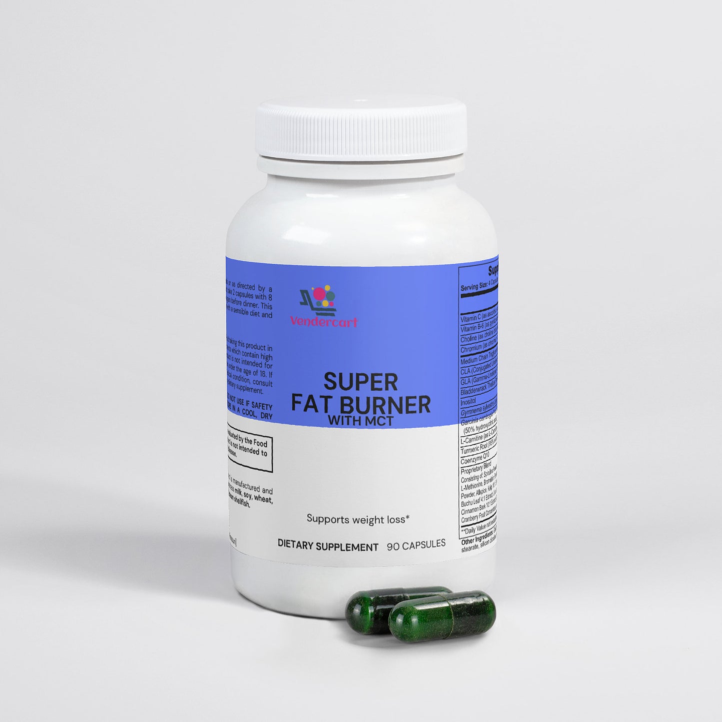 Super Fat Burner Supplement with MCT, L-Carnitine and Vitamin B6