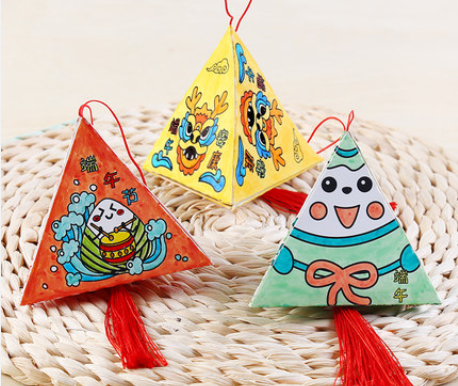 Dragon Boat Festival Handmade Model Kit with 3D Dragon Boat and Decor - DIY Craft