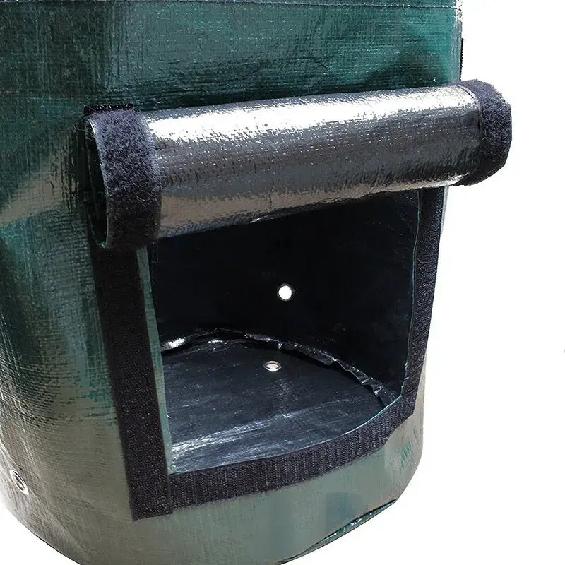 6 Pack 10 Gallon Heavy Duty Garden Potato Grow Bags with Handles & Flap