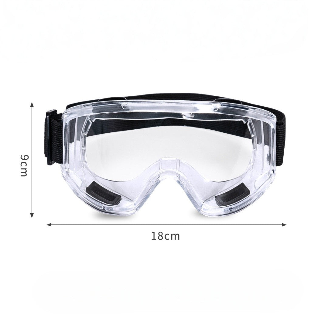 Half Face Respirator Mask with Anti-Fog Goggles and 10 Replaceable Filters