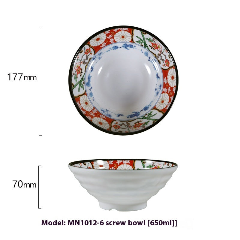 Japanese Cow-Shaped Porcelain Bowl Set for Kitchen & Dining