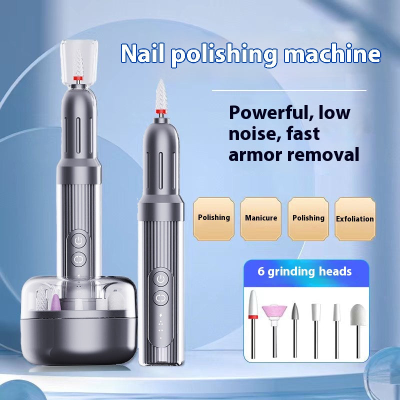 Portable Nail Polishing Machine Electric Nail Enamel Remover 3-Speed USB-C Rechargeable