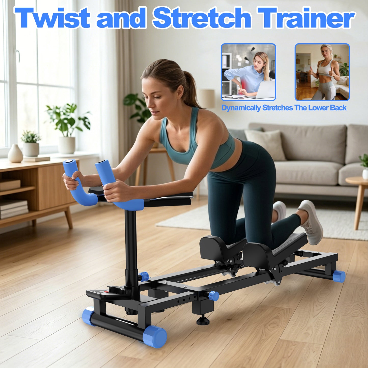 Crawl Spine Stretch Trainer - Core Training Equipment - Blue