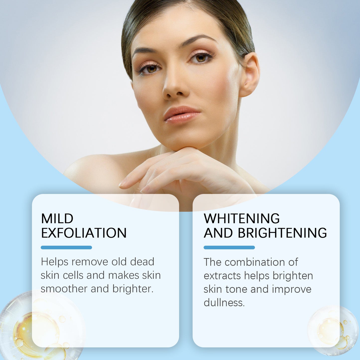 Exfoliating Facial Serum with Vitamin C - 30ml Skin Brightening Essence