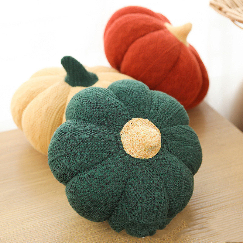 Round Plush Pillow with Silk Appearance - Home Decor Cushion