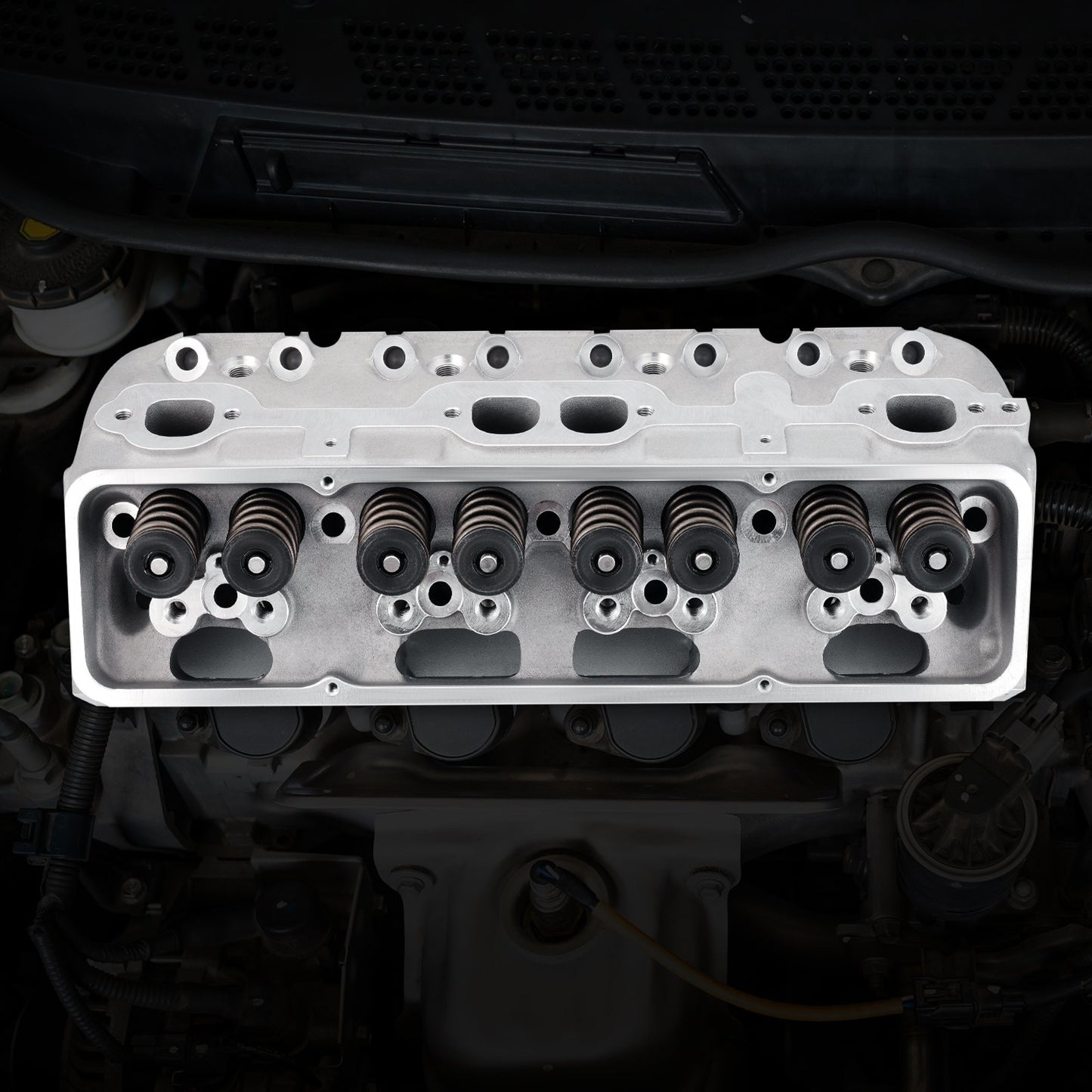 Aluminum Cylinder Head Assembly for Small Block Chevrolet SBC Corvette Camaro