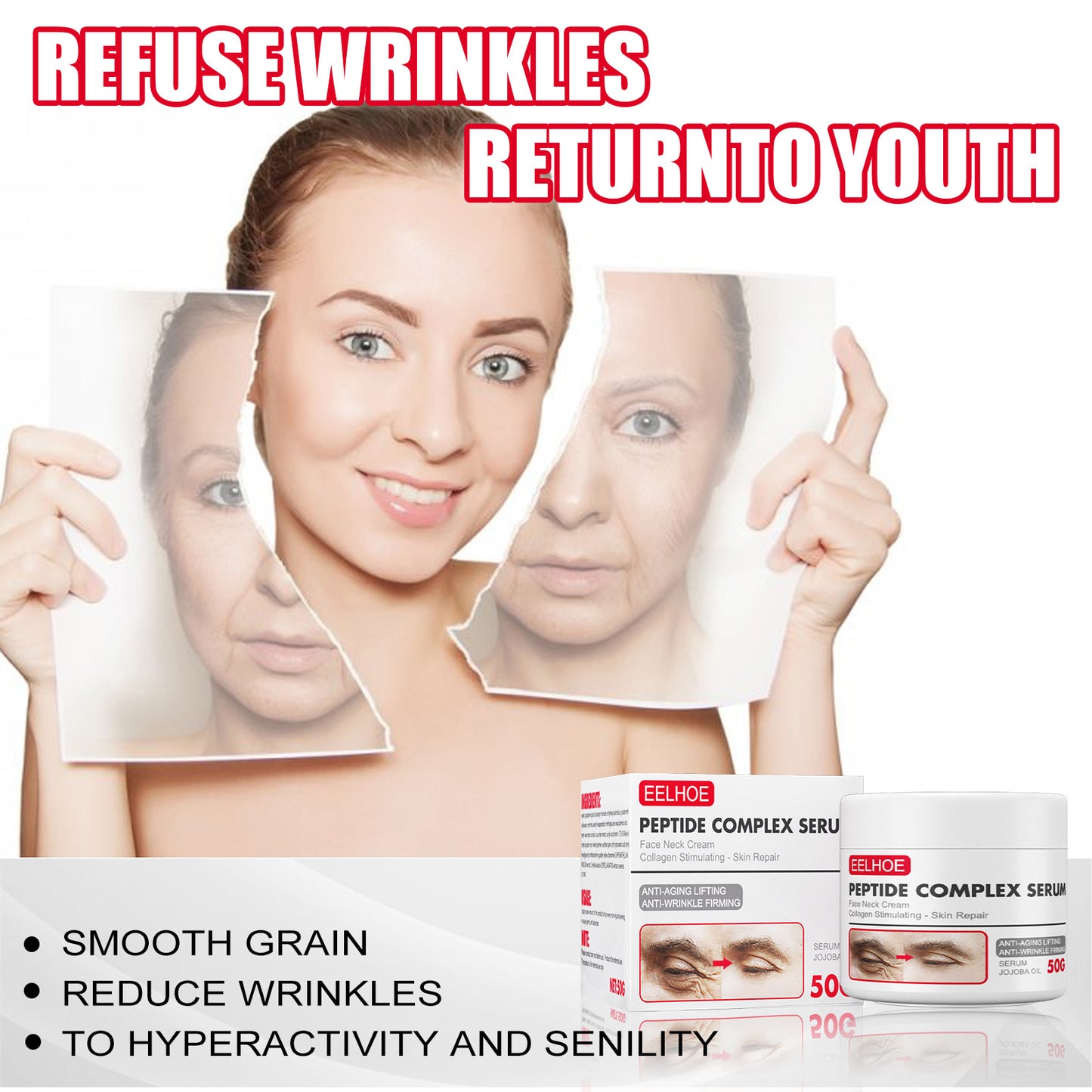 Rejuvenating Anti-Aging Eye Cream for Wrinkle Firming & Skin Replenishment
