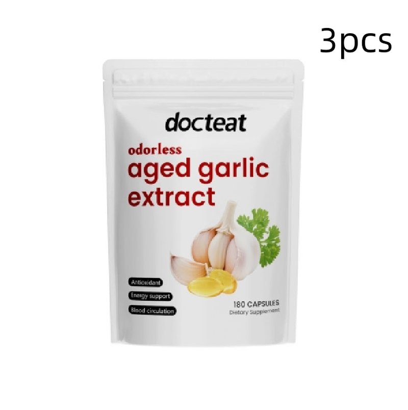 Aged Garlic Extract Immune Support Soft Capsules 180-Count