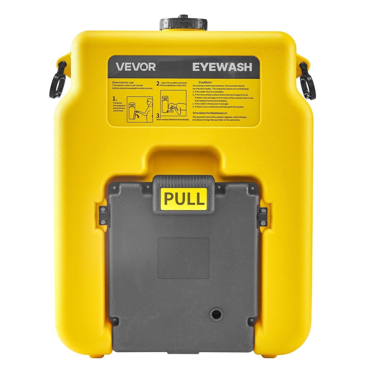 Portable Emergency Eyewash Station - 14-Gal OSHA Approved, Yellow
