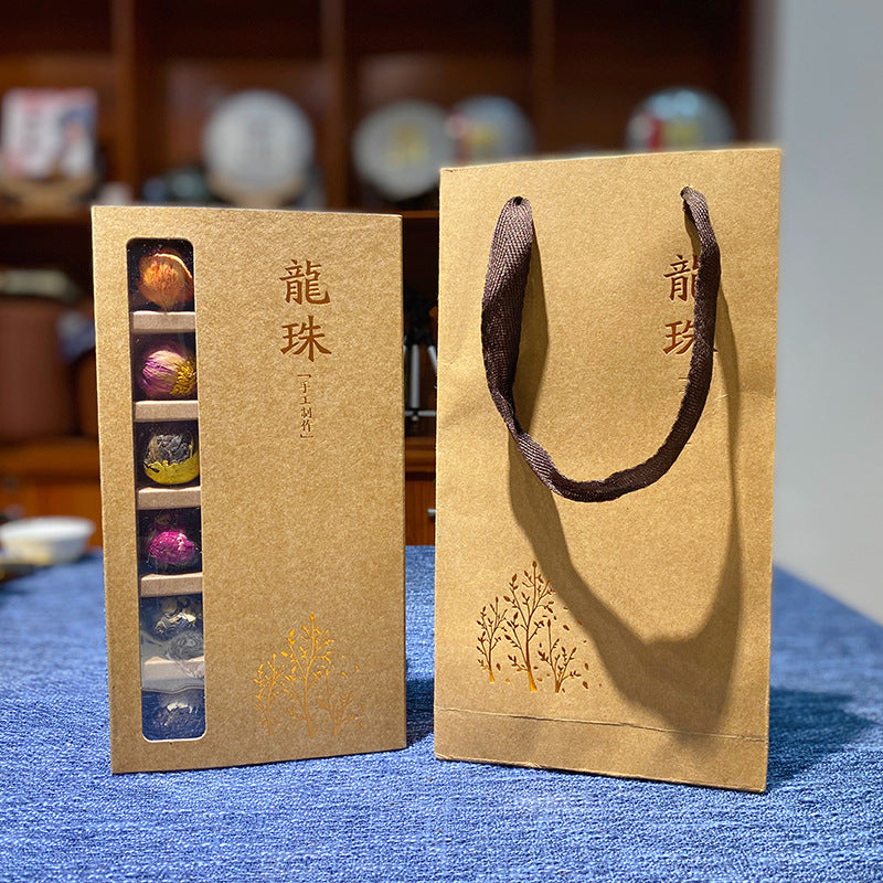 Six Flavor Flower Tea Gift Box - 18 Tablets
