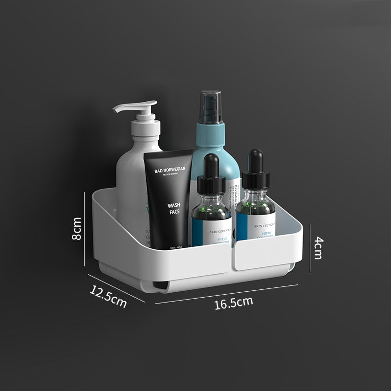 Punch-Free Wall-Mounted Bathroom Toilet Storage Shelf - Nordic Style