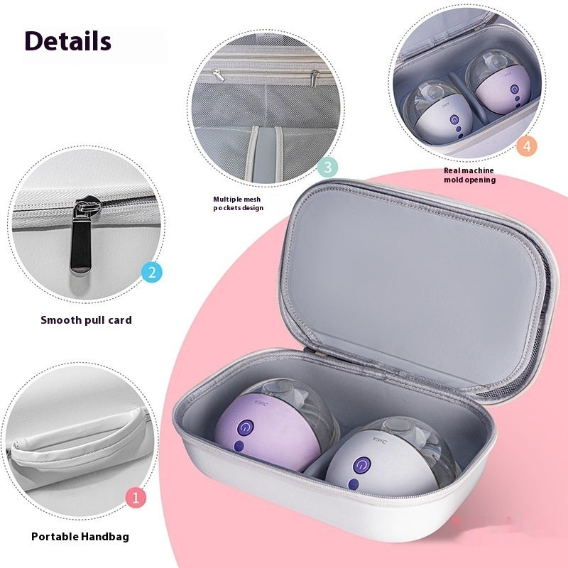 Breast Milk Storage Bag Small Milk Blocks Protection Box - Milky White