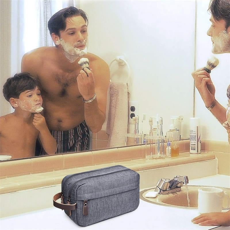 Men's Waterproof Toiletry Bag Large Capacity Travel Cosmetic Storage