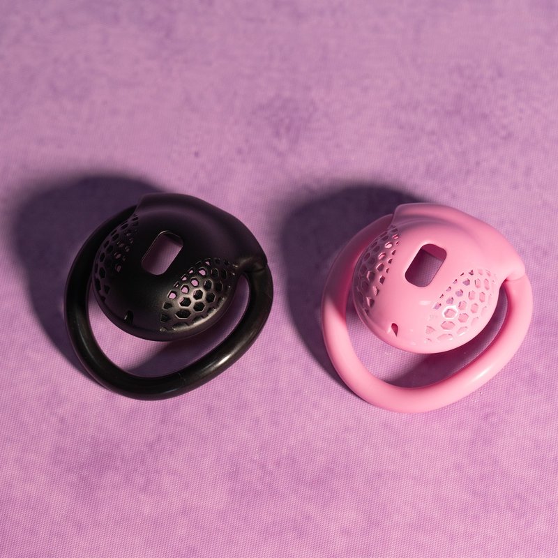 Honeycomb Mesh Embedded Hidden Lock Cylinder Chastity Lock for Men