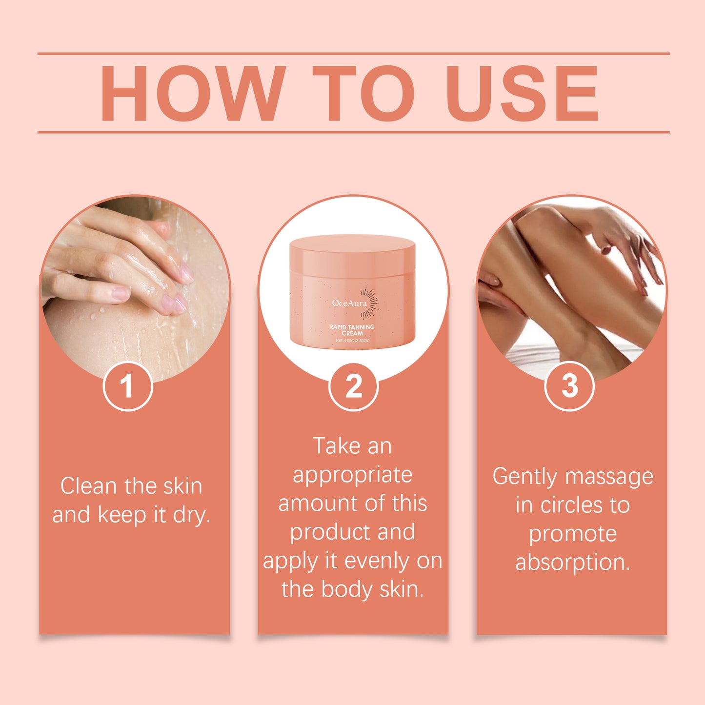 Hydrating Tanning Cream - Moisturizing Bronzing Lotion for Smooth Skin