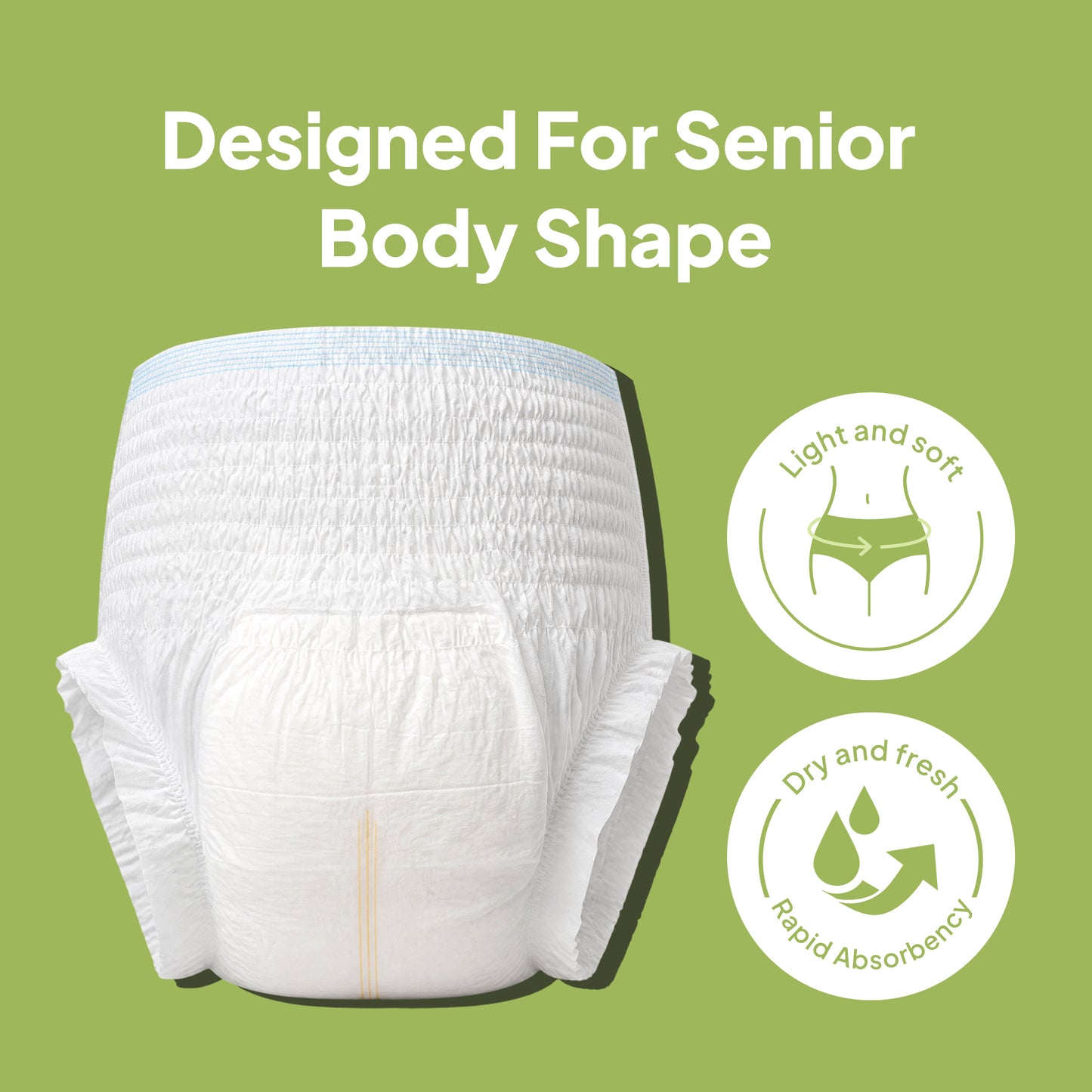 Ultra Soft Disposable Pull-Up Diapers for Adults - Multiple Sizes