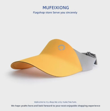 Children's Sun Protection Hat - Yellow Sun Care Hat for Kids