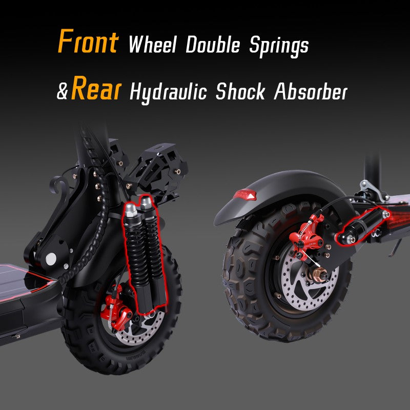 Electric Scooter D02 Pro - 1200W, 48V 18Ah, Off-Road
