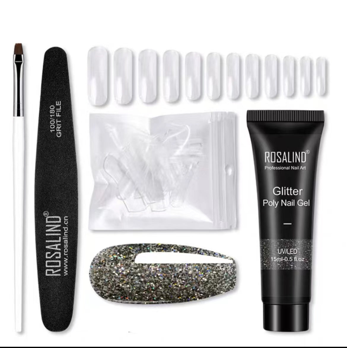 Poly Nail Gel Extension Kit for Manicure