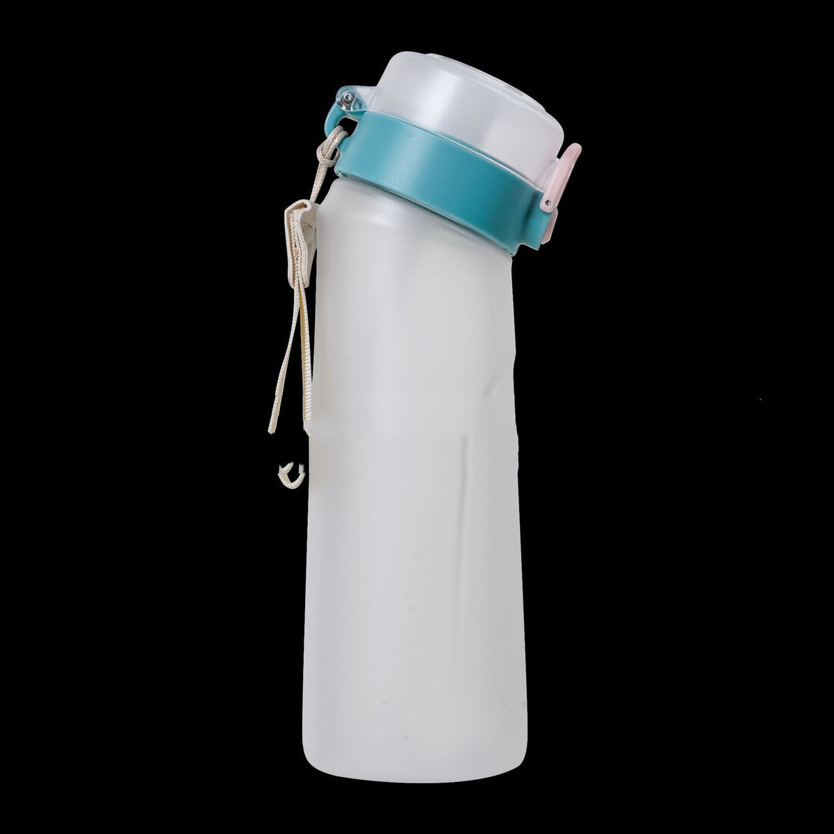 Plastic Fragrance Ring Straw Sports Bottle 750ml - Multiple Colors