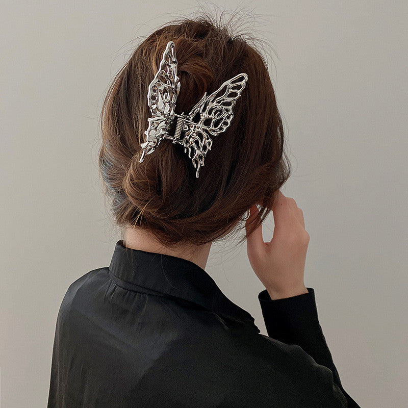 Metal Butterfly Hairpin - Fashion Hair Accessory with Multiple Colors