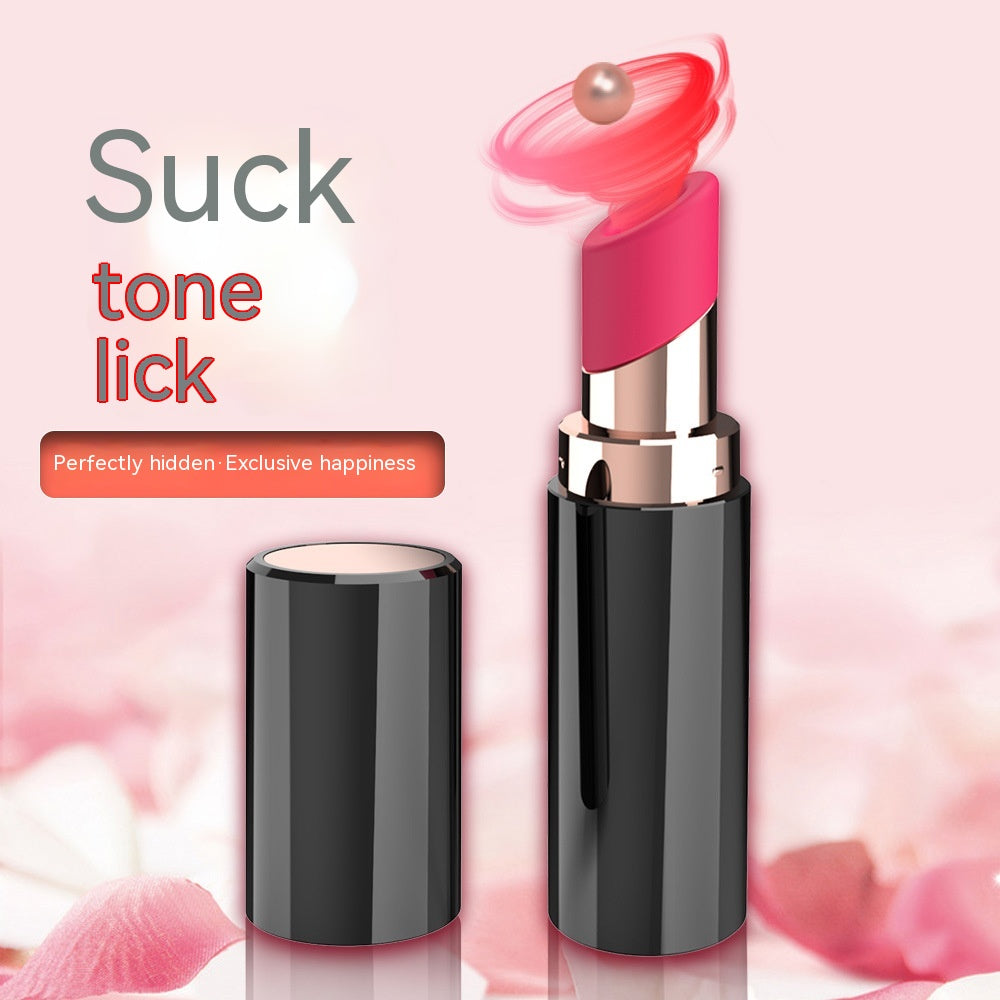 Lipstick-Shaped Sucking Vibration Toy - Waterproof Adult Wellness Device