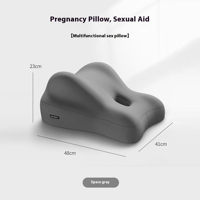 Multifunctional Bedside Cushion - Memory Foam Support Pillow