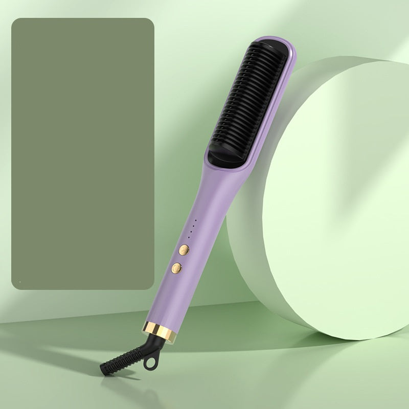 Electric Hair Curlers and Straightener Comb - Multiple Colors & Volt Options