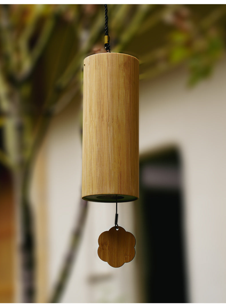 8-Tone Four Seasons Wind Chimes - Bamboo Modern Garden Decor Gift