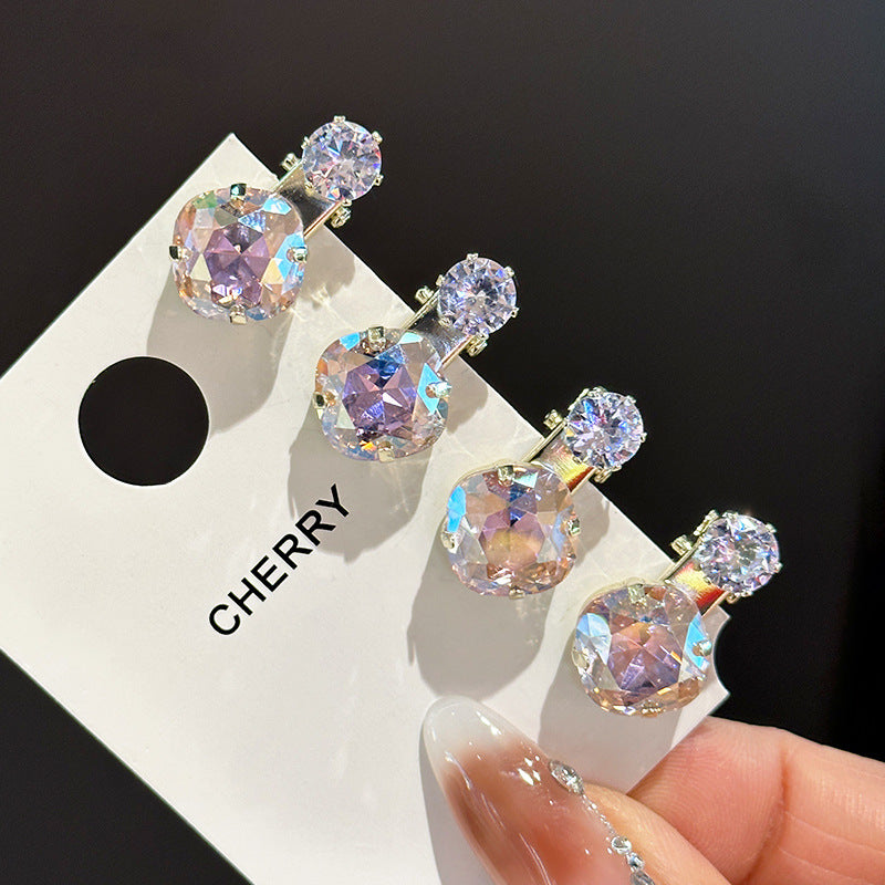 Crystal Duckbill Barrette Hairpin