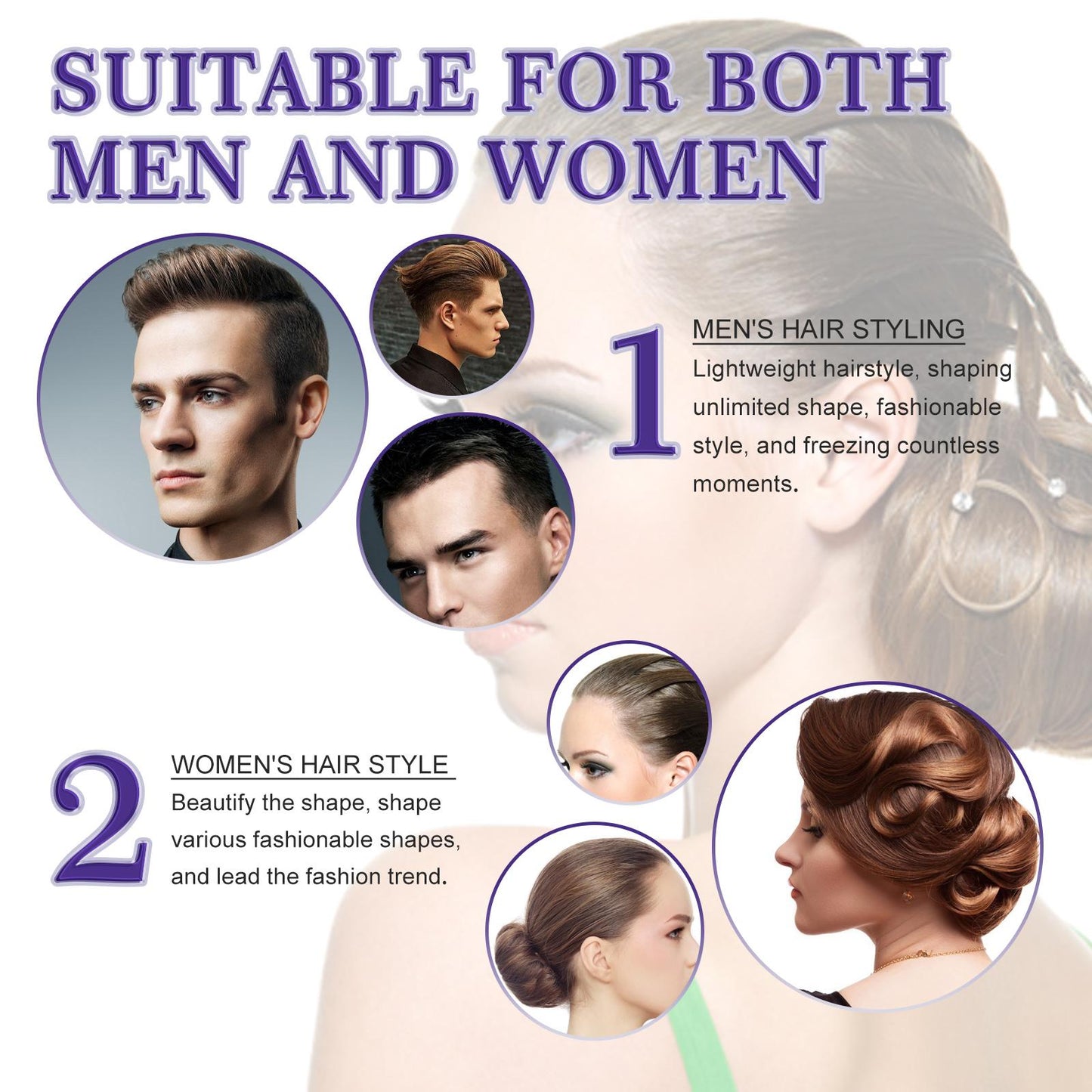 Hair Wax Stick for Flyaways - Smoothing & Polishing Finishing Cream