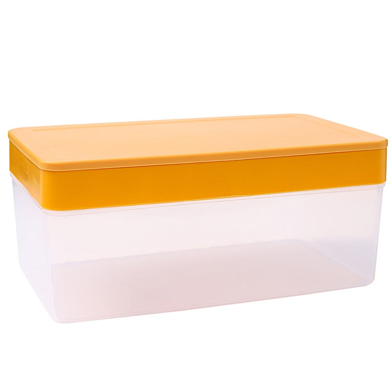 Large Capacity Silicone Ice Cube Mold Food Grade Ice Tray Refrigerator Container