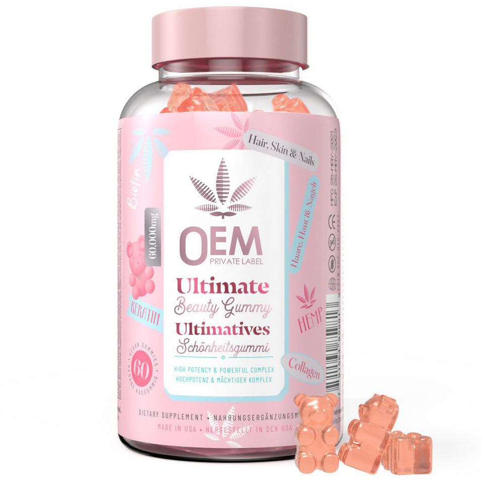 Hair Jelly Vitamin Tablets - Biotin Collagen Supplements