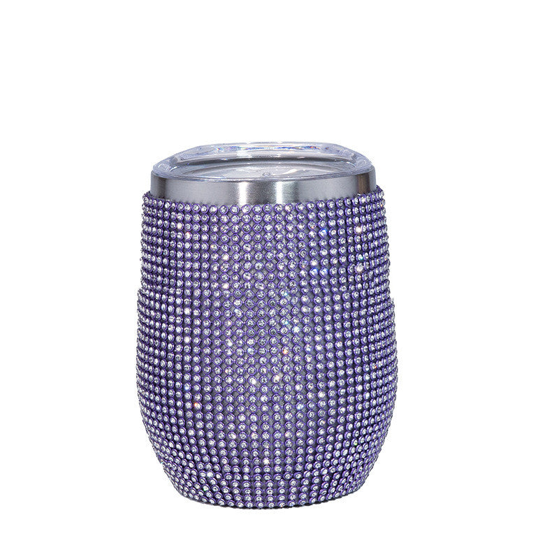 Stainless Steel Diamond Cup with Insulation - Multi-Color 12oz Drinkware