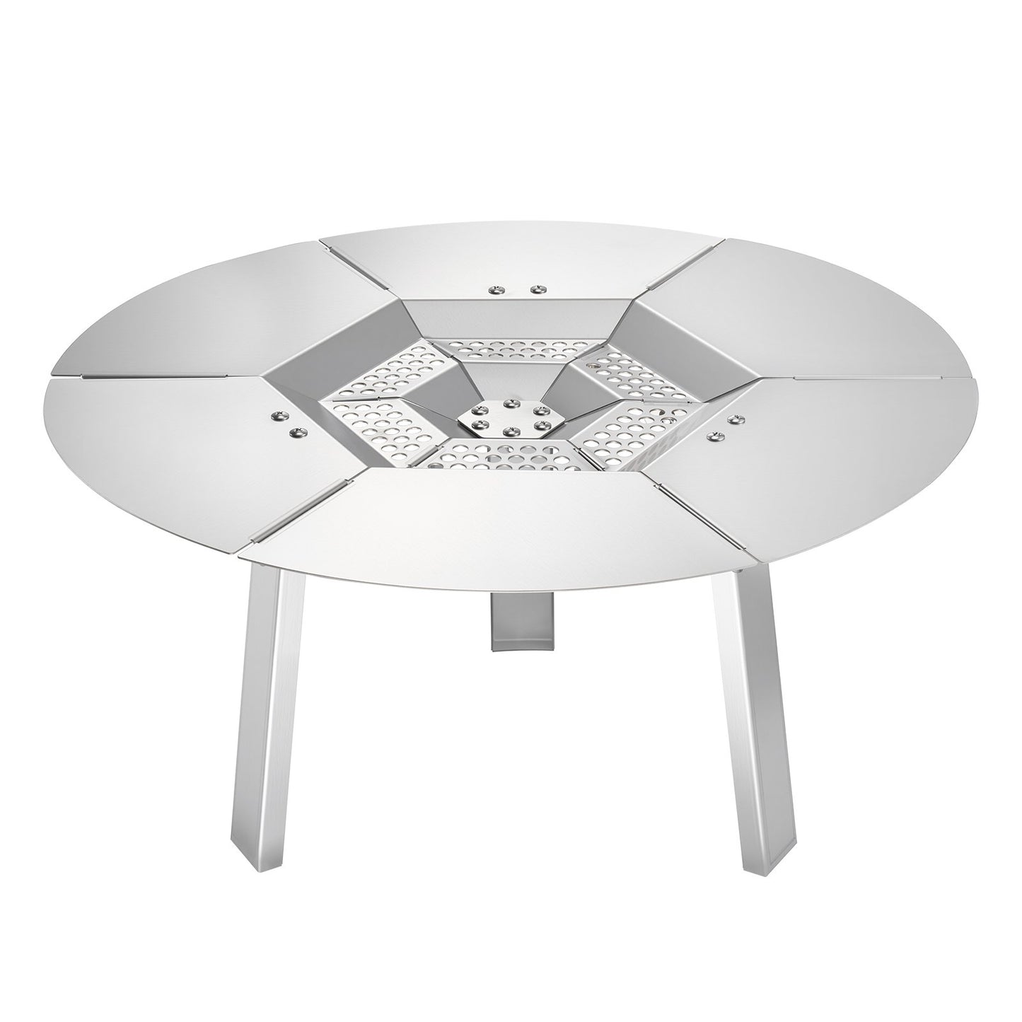 Stainless Steel Fire Pit Heat Deflector for Yukon Bonfire - 20 Inch