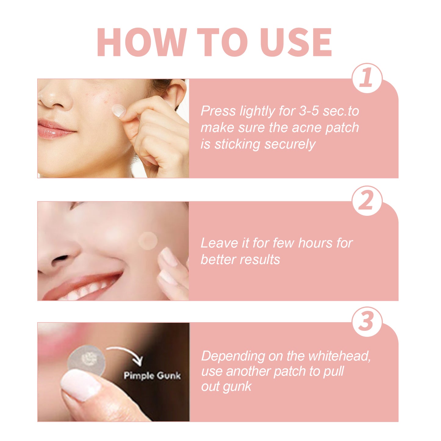 Acne Pimple Patch with Hyaluronic Acid & Vitamin B5 for Pore Cleansing