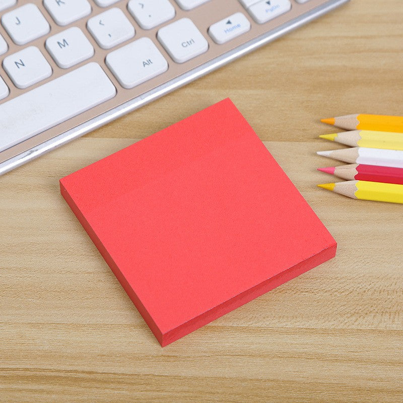 Fluorescent Color Sticky Notes Set - 100 Pages Home Office Supplies