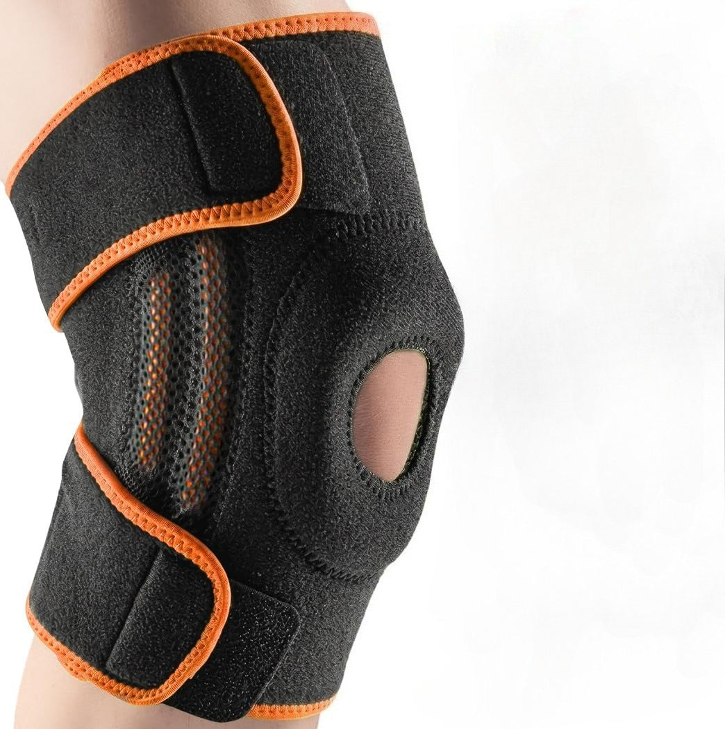 Compression Knee Brace with Patellar Shock-Absorbing Pad for Sports Protection