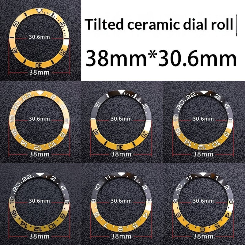 Ceramic GMT Watch Bezel Replacement Part for Watch Customization