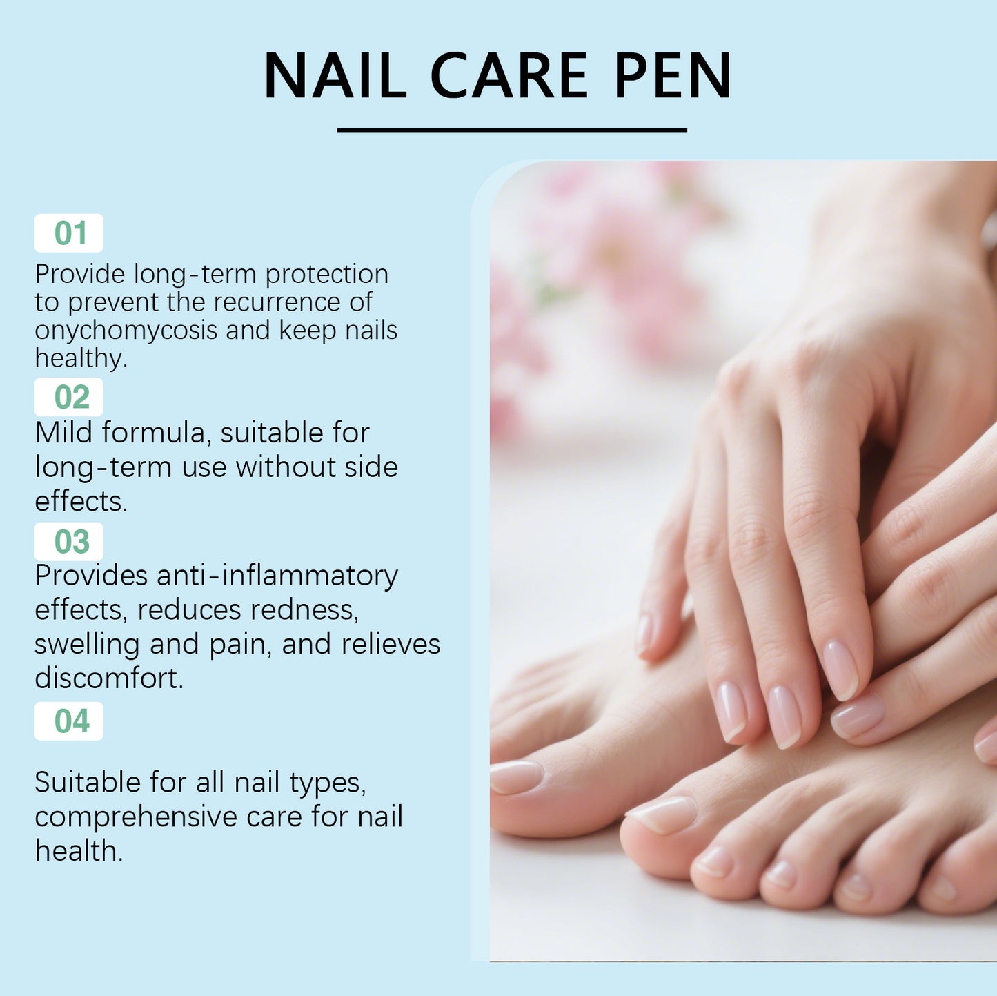 Nail Repair Pen 3ml for Nail Care & Damage Treatment - Vitamin E & Panthenol