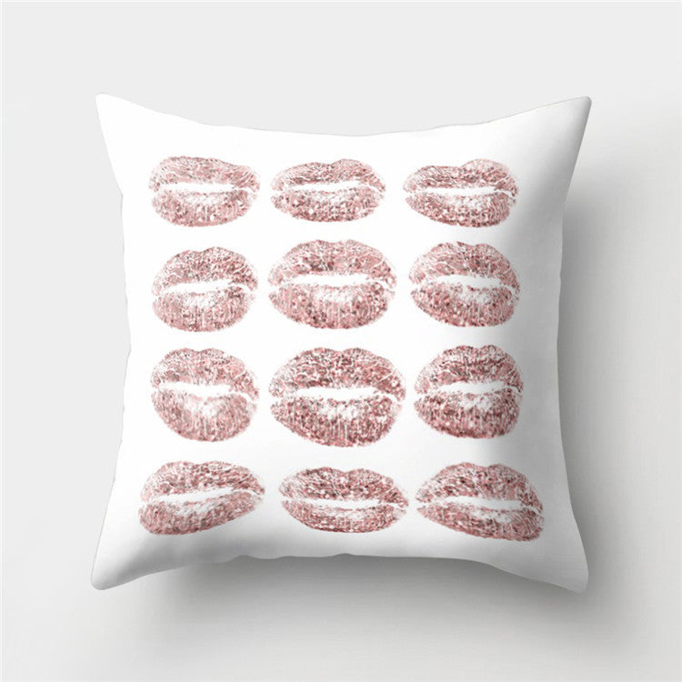 Velvet Leather Cushion Cover Sofa Pillowcase Modern Home Decor 45x45cm