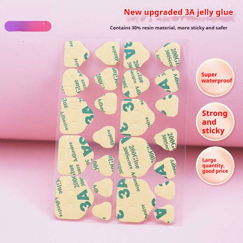 Waterproof Transparent Gel Nail Glue - Ultra-Thin & Super Sticky for Manicure, 1-5PCS Variants
