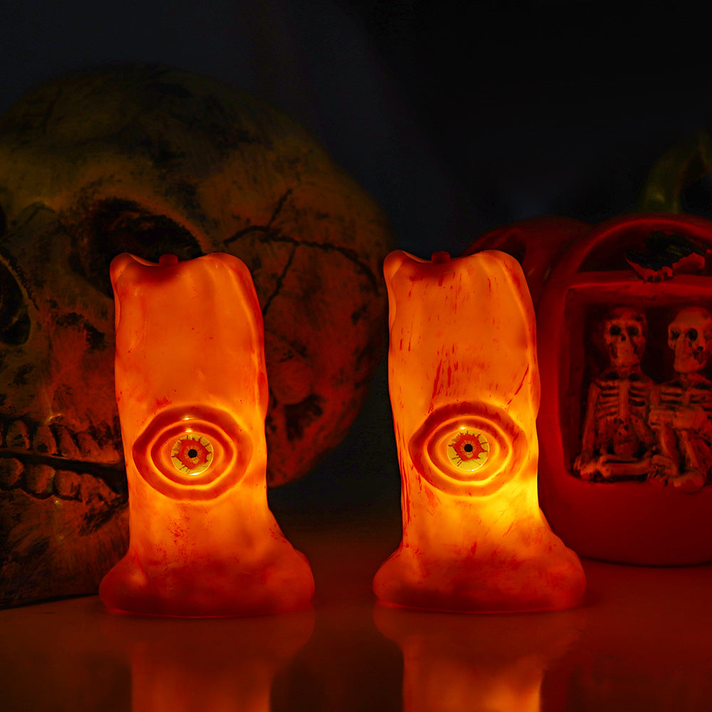 Halloween Blood Eye Lamp LED Light - Spooky Electronic Candle Light