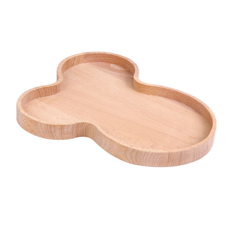 Wooden Dim Sum Plate Ornaments - Modern Home Decor, Gift Idea