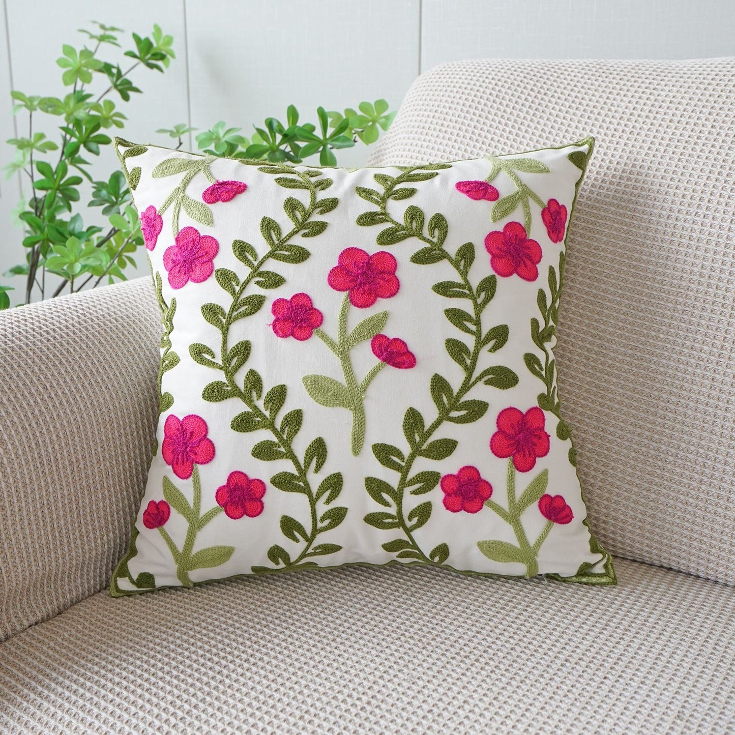 Minimalist Loop-Pile Pillow Cover 45x45cm Home Decor Cushion