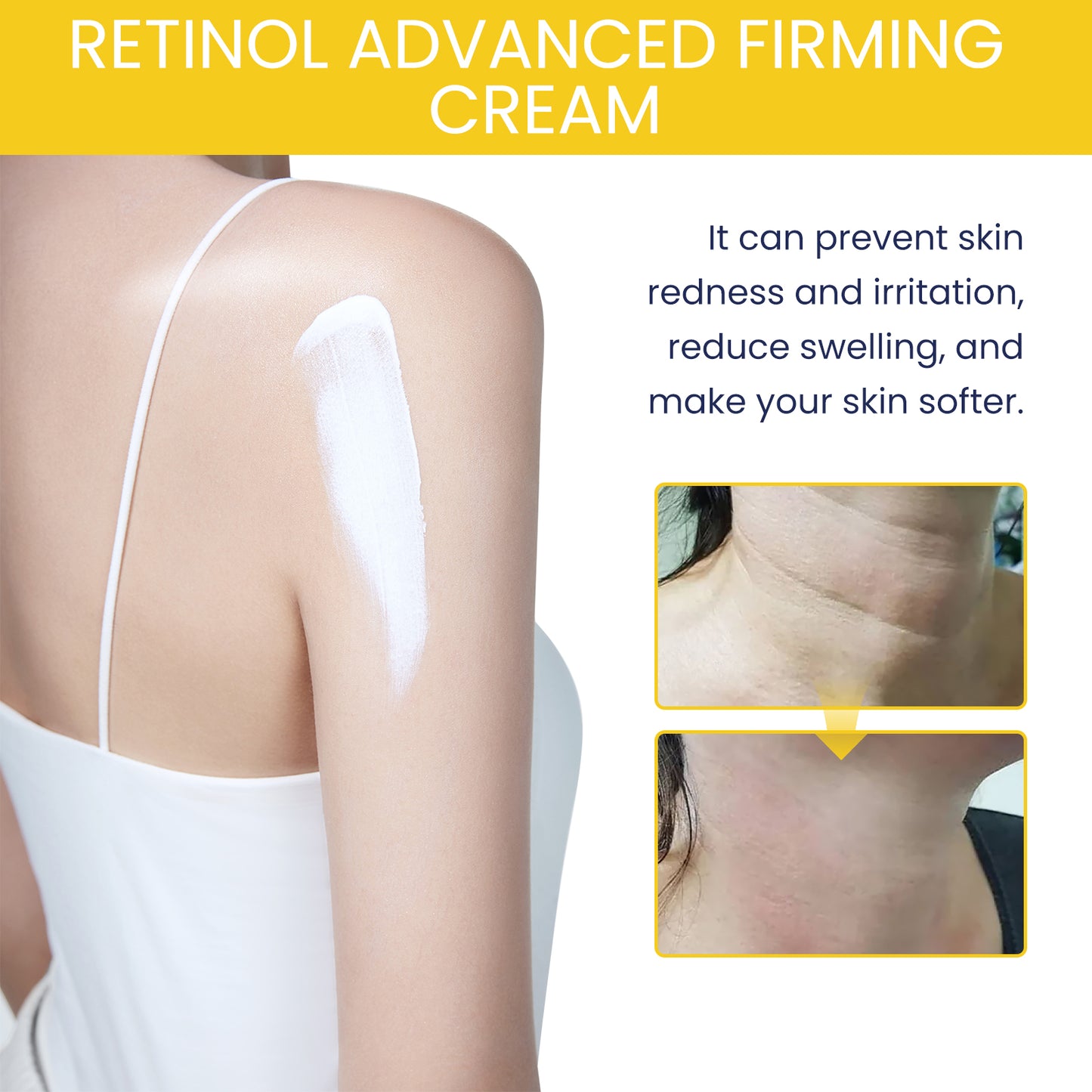 Retinol Advanced Firming Body Cream - Anti-Wrinkle Hydrating Lotion