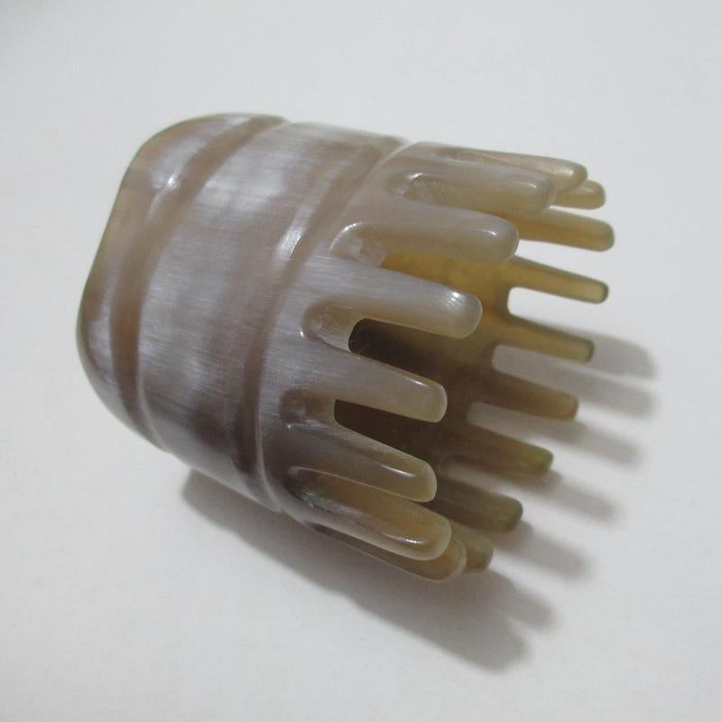 Female Head Meridian Massage Horn Comb - Hair Weaving & Hair Care Tool