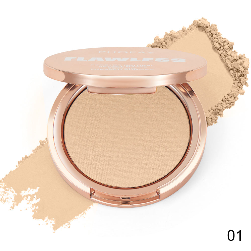 Matte Pressed Setting Powder - Oil Control Face Makeup