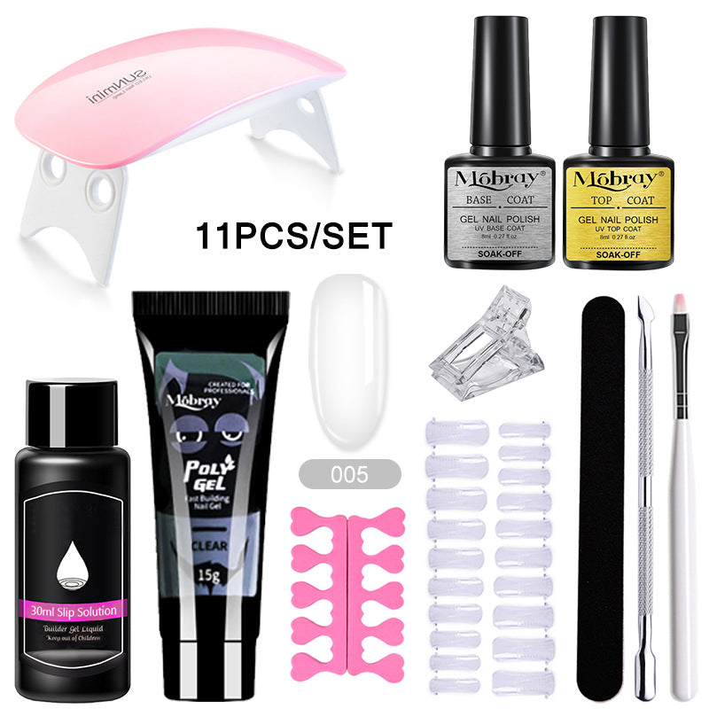 Crystal Extension Nail Glue Manicure Set - 15ML